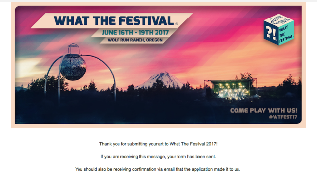 What the Festival